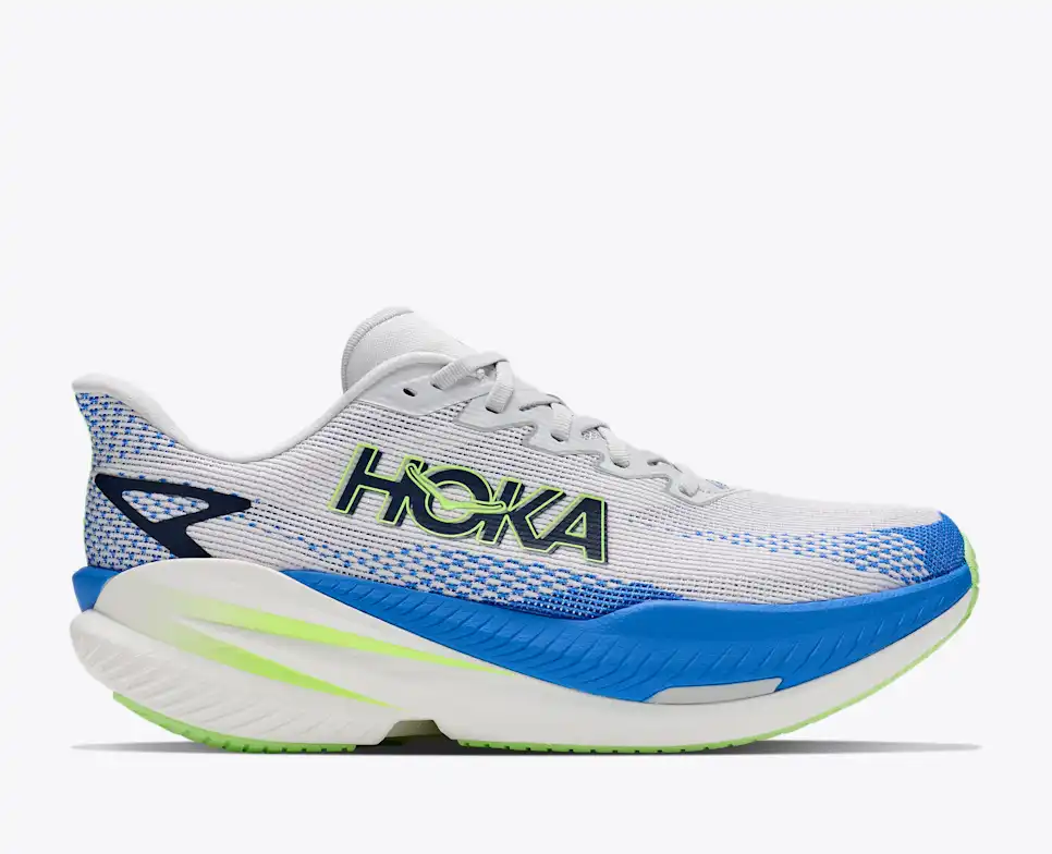 HOKA Chaussures De Running Mach X 3 Plaque Pebax Homme Gris Cosmique
