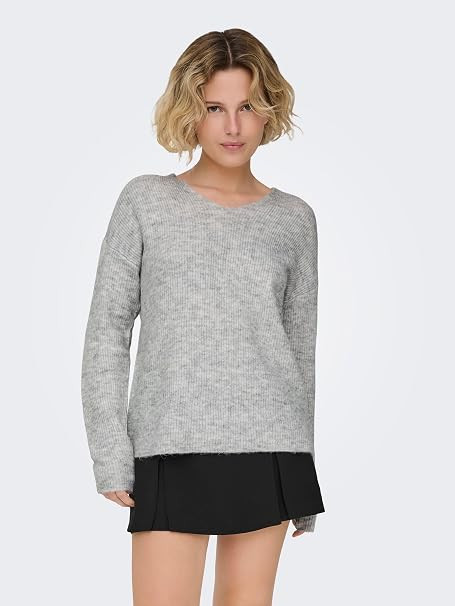 Pullover ONLY ONLCAMILLA V-Neck - Confort & Style Élégant