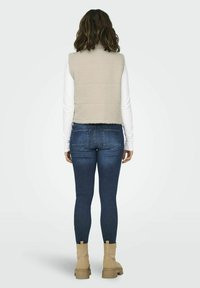 ONLY Waistcoat Teddy - Chaud, sans manches, effet polaire