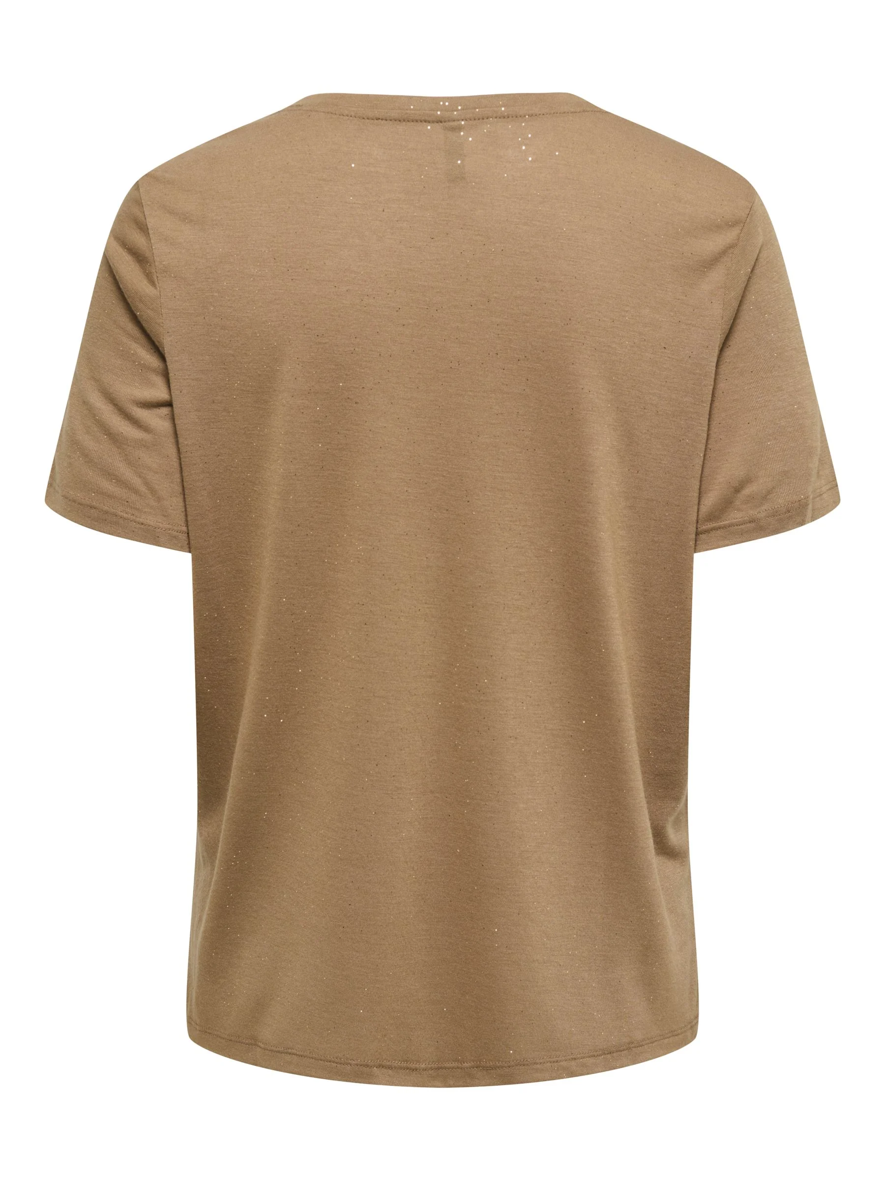 ONLY ONLKIA V-Neck Top scintillant - Jersey doux & élastique