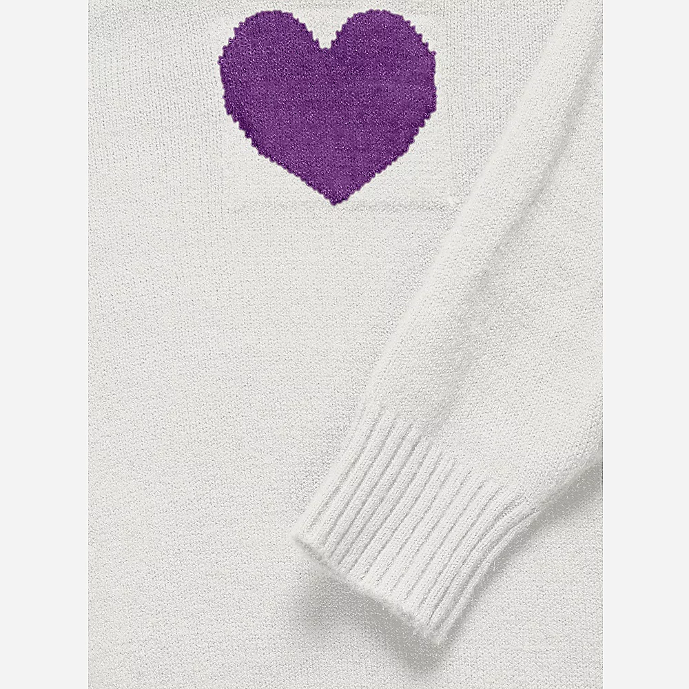 Pull KIDS ONLY KOGLEVA LS - Confort élastique et motif cœur