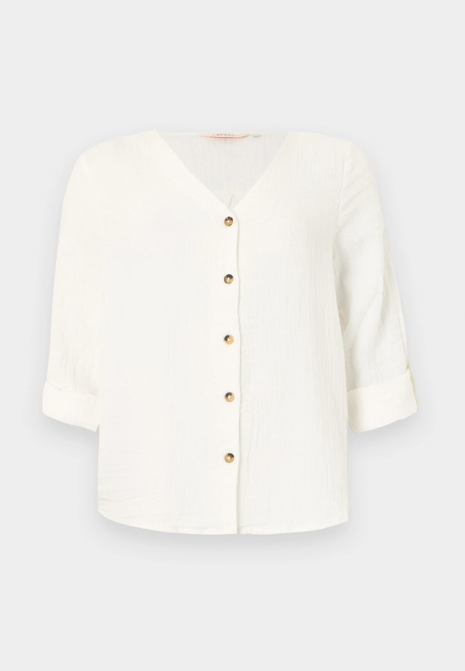 ONLY - Haut V-Neck Tape Top en Coton Bio, Décontracté & Élégant