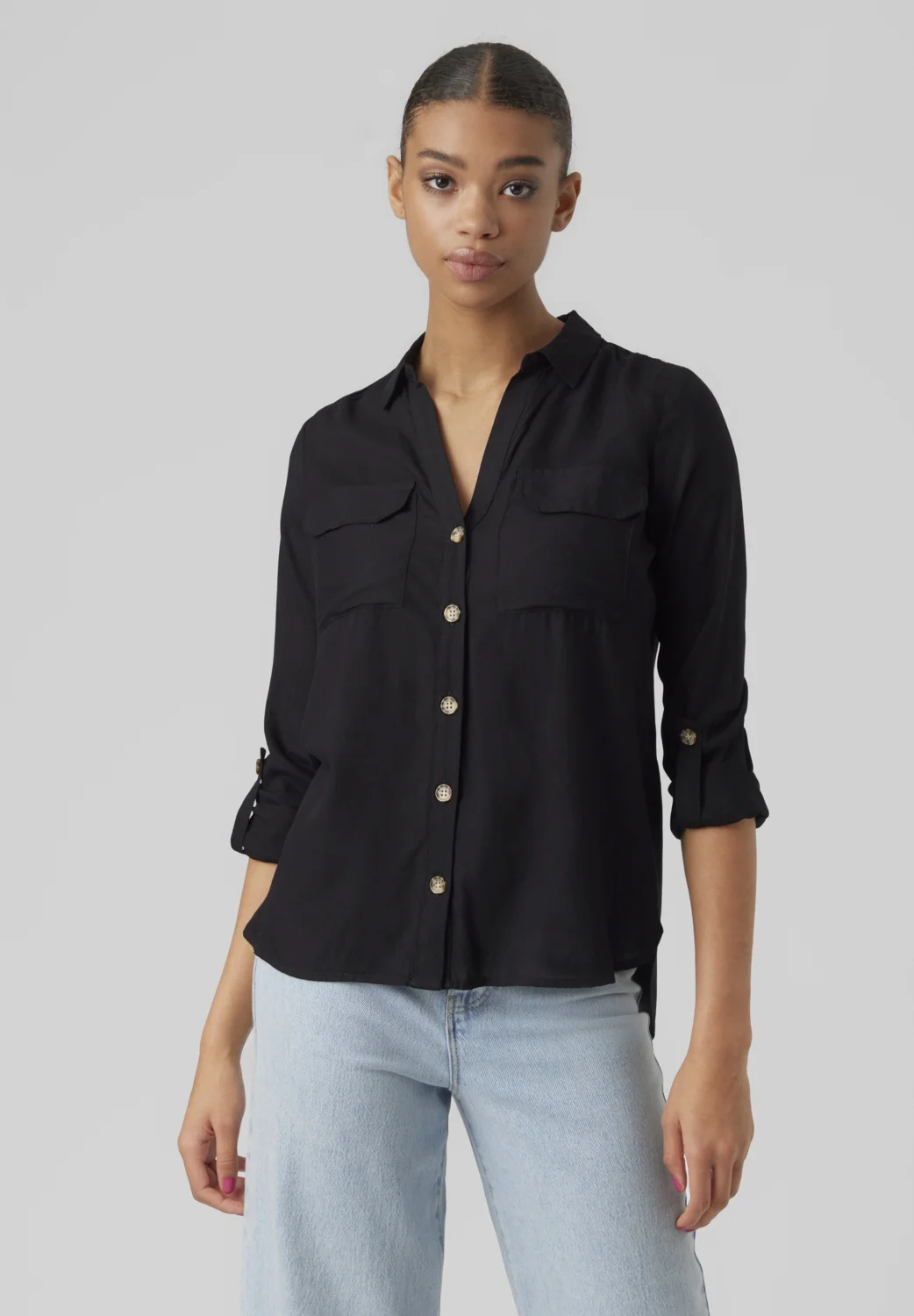 Chemise Vero Moda VMBUMPY - Polyvalente & élégante en viscose
