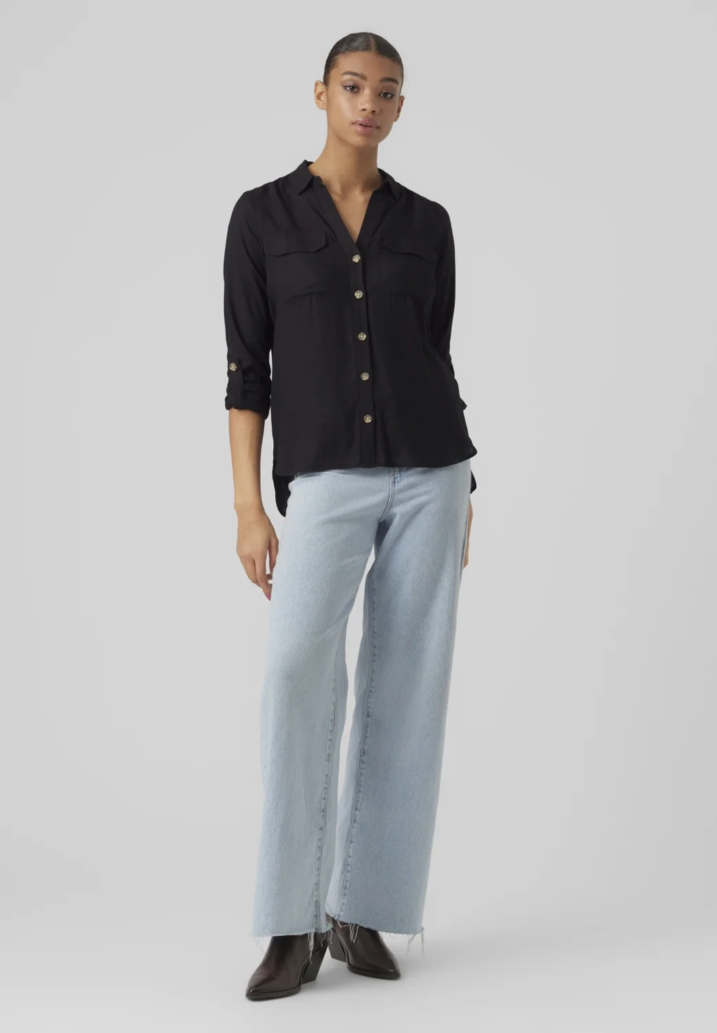 Chemise Vero Moda VMBUMPY - Polyvalente & élégante en viscose