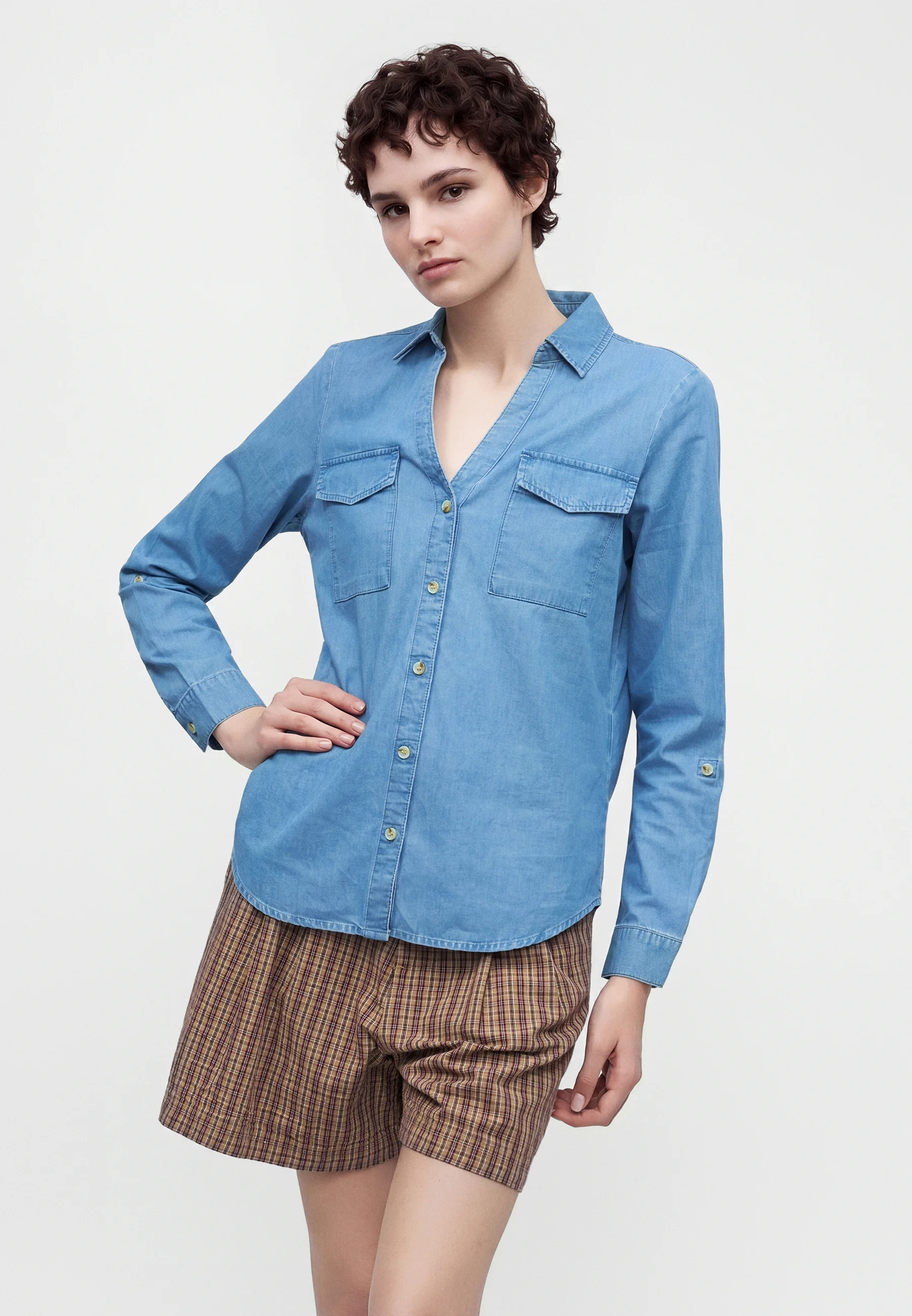 Chemise Vero Moda VMBUMPY : décontractée et élégante en denim