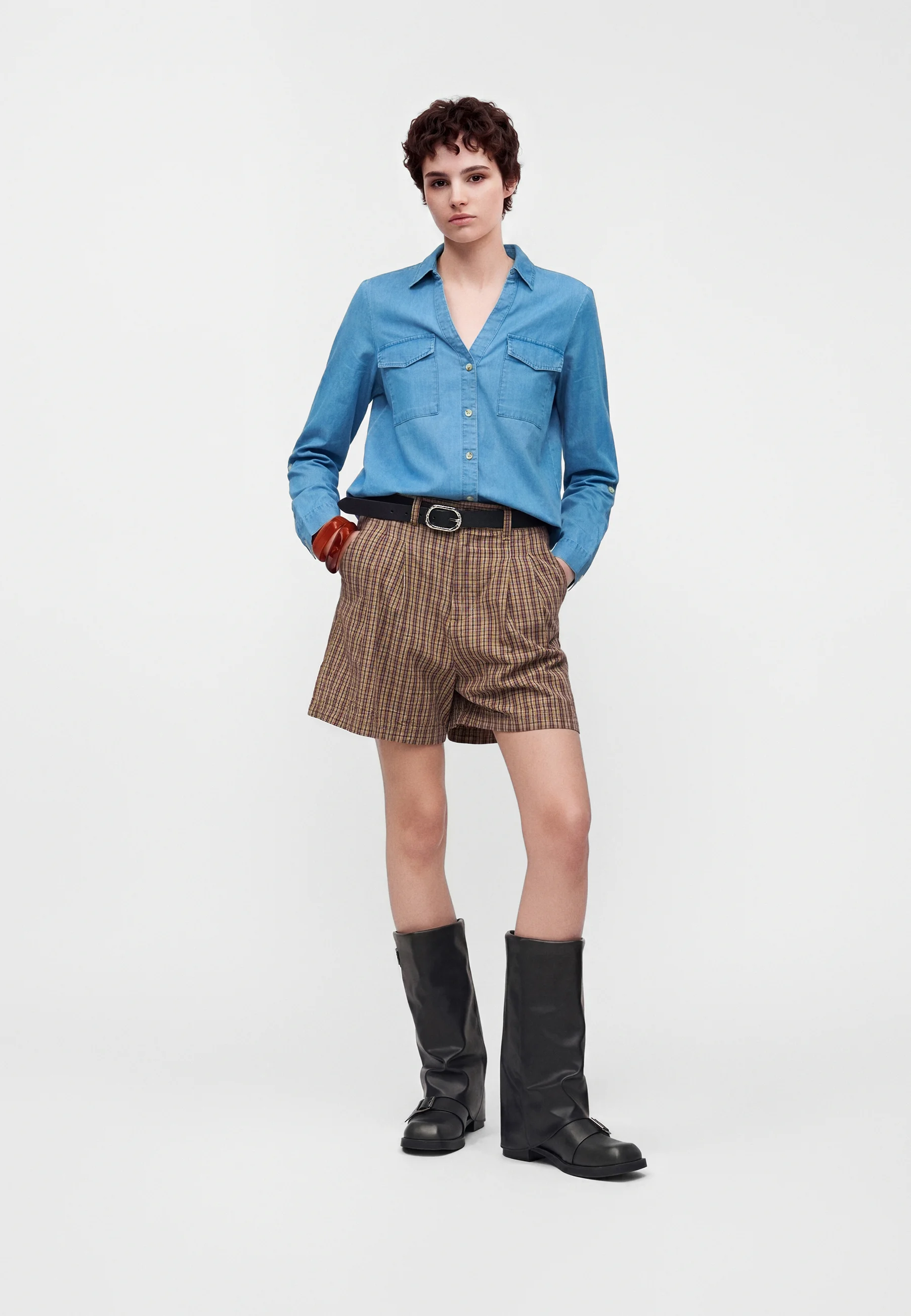 Chemise Vero Moda VMBUMPY : décontractée et élégante en denim