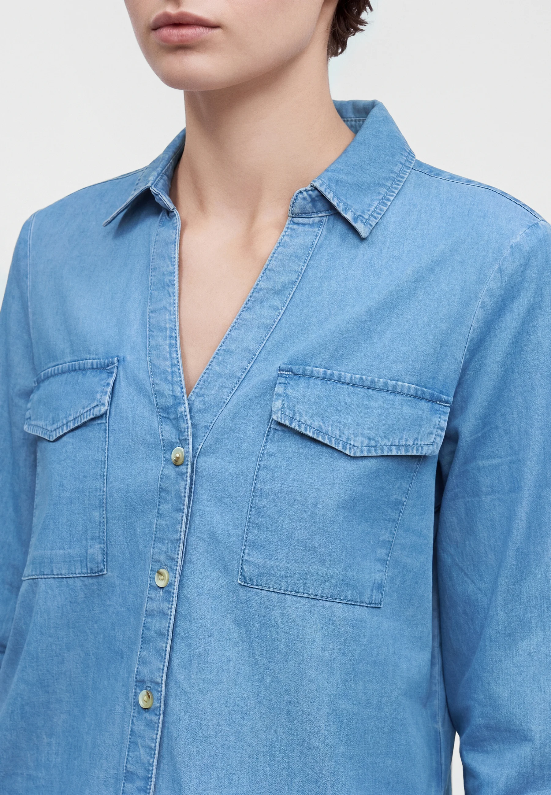 Chemise Vero Moda VMBUMPY : décontractée et élégante en denim