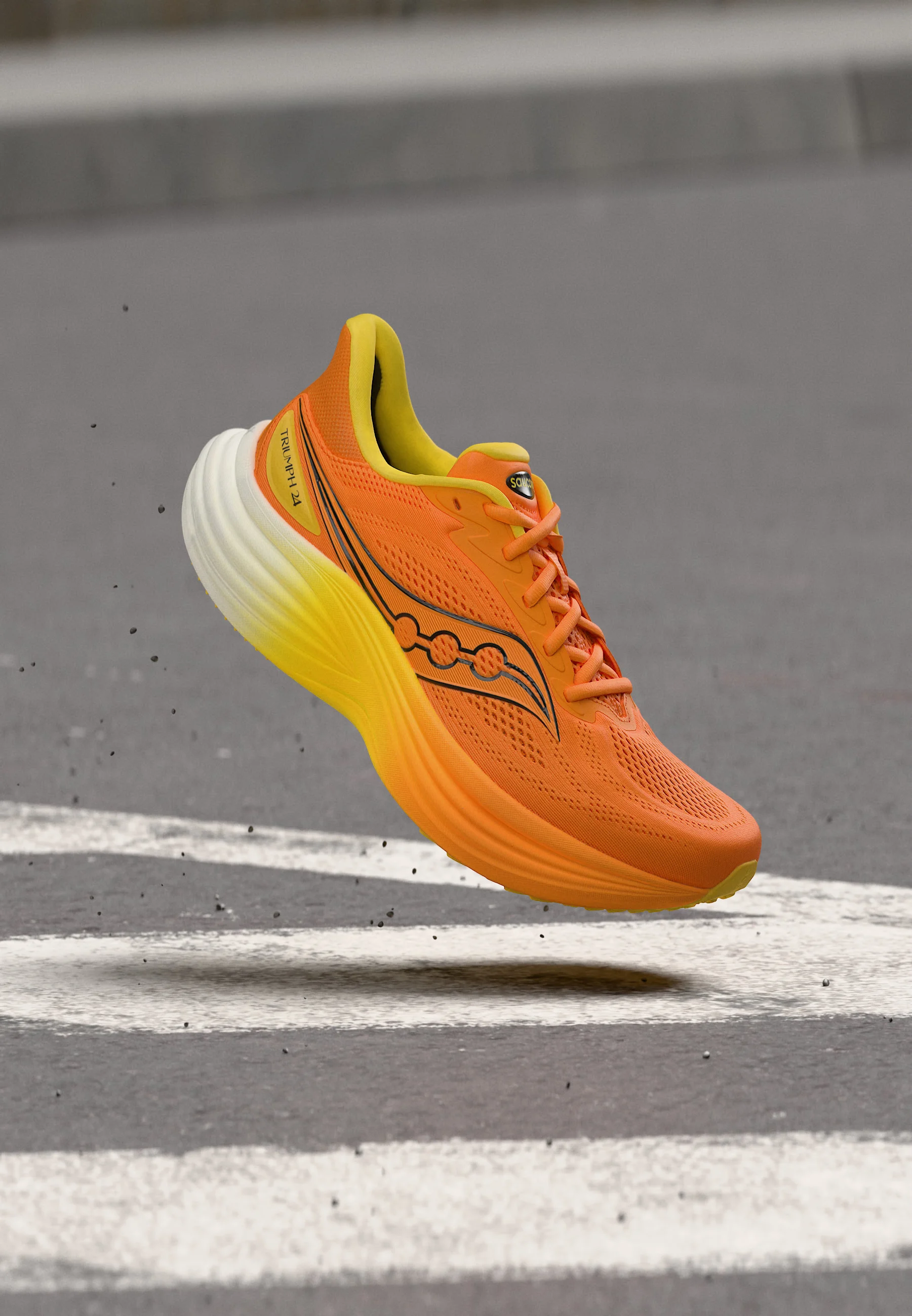 Saucony Triumph 24 : Amorti réactif & confort longue distance