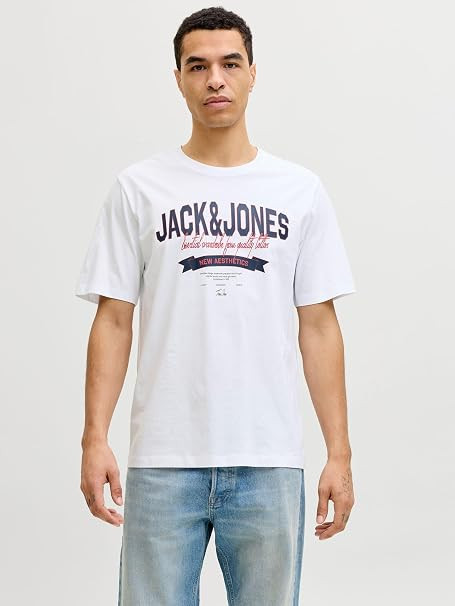 JJELOGO TEE O-Neck 2 Colours - T-Shirt Homme Jack & Jones