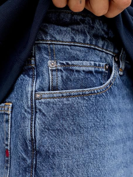 Shorts Royal Denim JACK & JONES : délavage pierre, coupe décontractée
