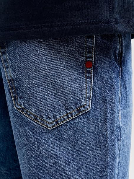 Shorts Royal Denim JACK & JONES : délavage pierre, coupe décontractée