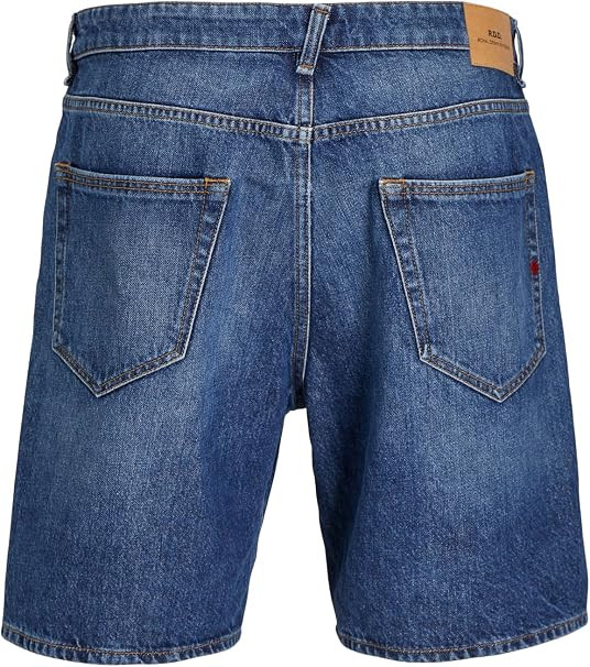 Shorts Royal Denim JACK & JONES : délavage pierre, coupe décontractée