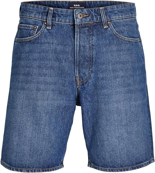 Shorts Royal Denim JACK & JONES : délavage pierre, coupe décontractée
