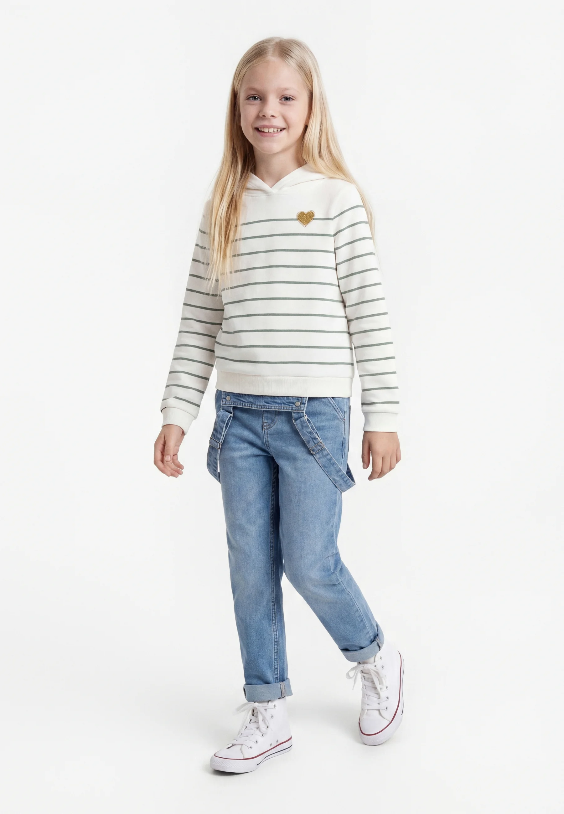 Sweat capuche KogaDelle Kids ONLY - Rayures & douceur