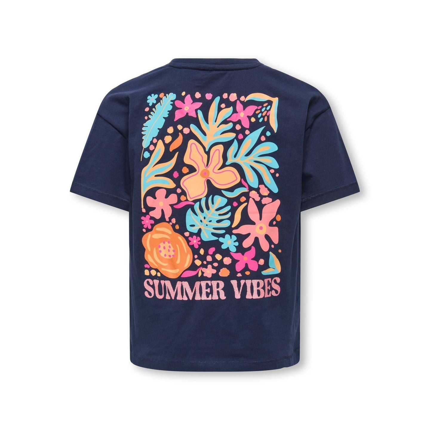 Packshot du Kids Only T-Shirt Koghelena Life Manches Courtes Coupe Relax Fille Junior