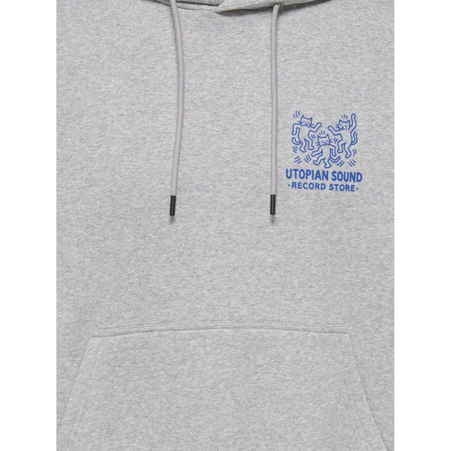 Détail du sweat à capuche Only & Sons Onsceres Rlx World Wide Ls Homme, matière douce et coupe regul