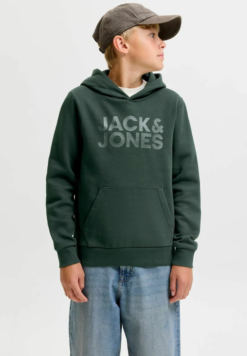 Jack And Jones Junior Sweat À Capuche JJECORP Logo Noos Garçon
