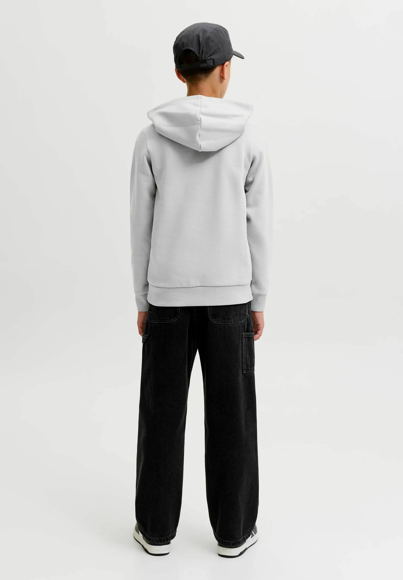 Sweat capuche J&J Junior - Logo tendance, doux et respirant