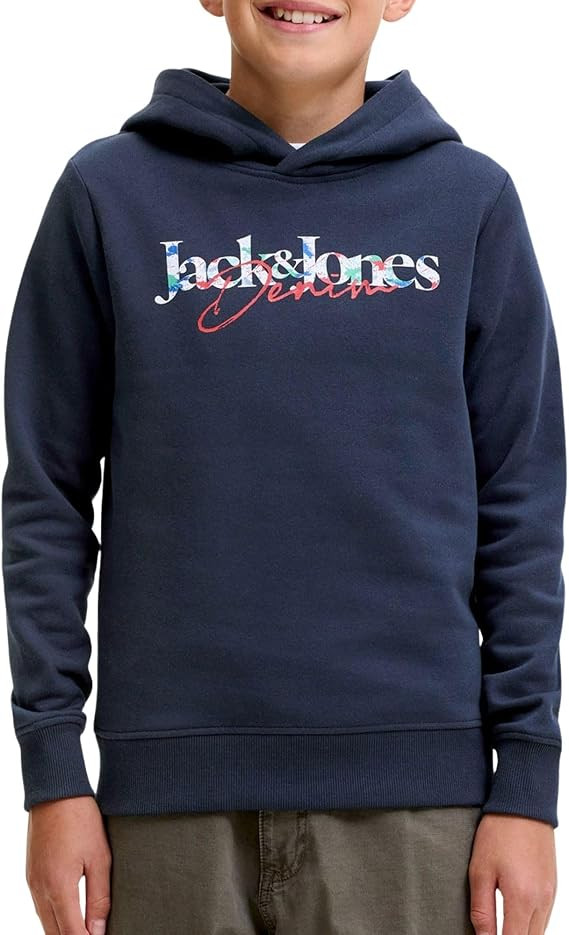 Sweat JJTOM Hoodie Jack & Jones Junior - Confort & Style Polyvalent