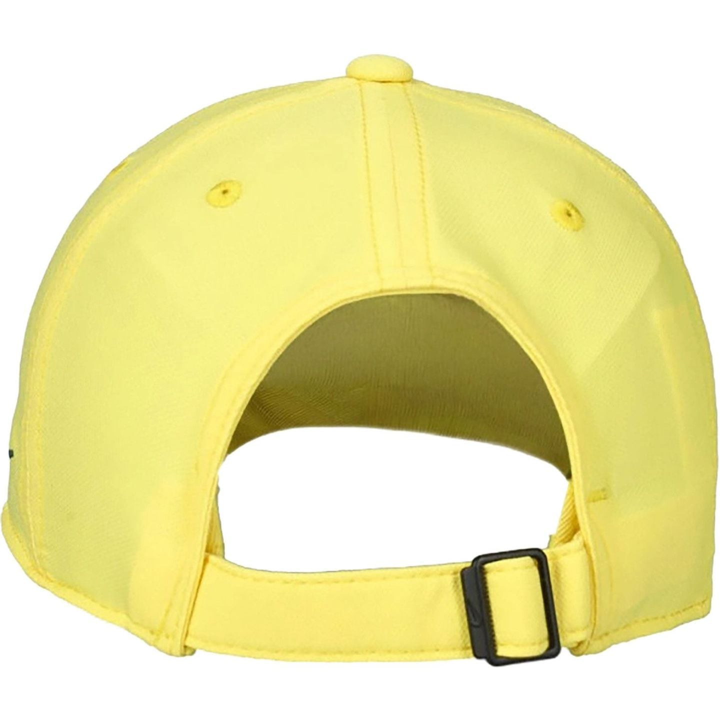 Casquette Nike Club Brazil Poly junior jaune de dos avec fermeture à boucle réglable