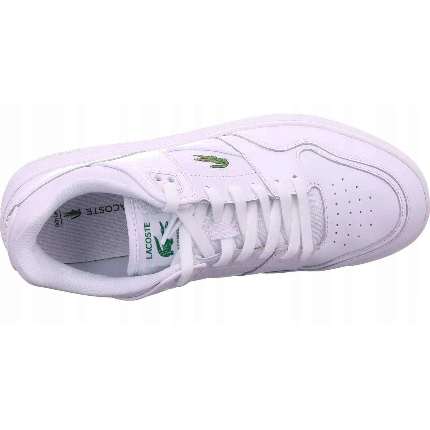 Lacoste Courtcage Set 126 1 baskets basses en cuir noir pour homme, vue arrière avec tirette de talo