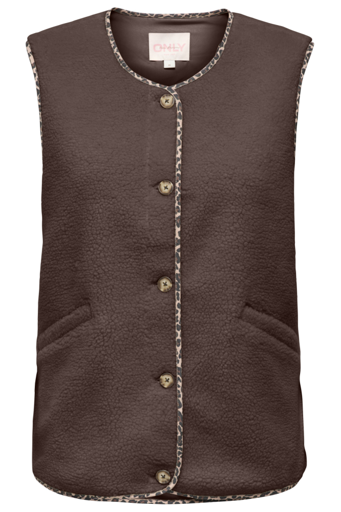 ONLY Teddy Vest Pnt : Douceur moelleuse pour l'automne
