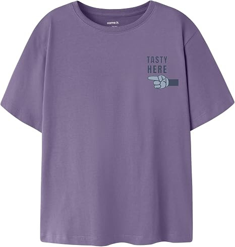 T-shirt NAME IT NKMOLAFF - Design Street Food, confort jersey stretch