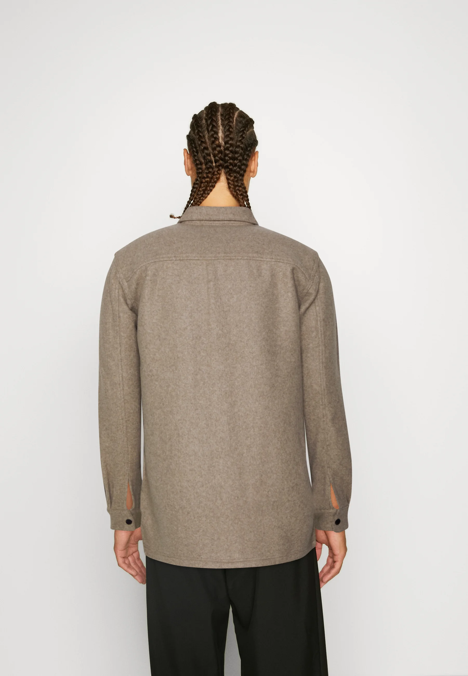 ONLY & SONS - Surchemise laine look oversize, col classique