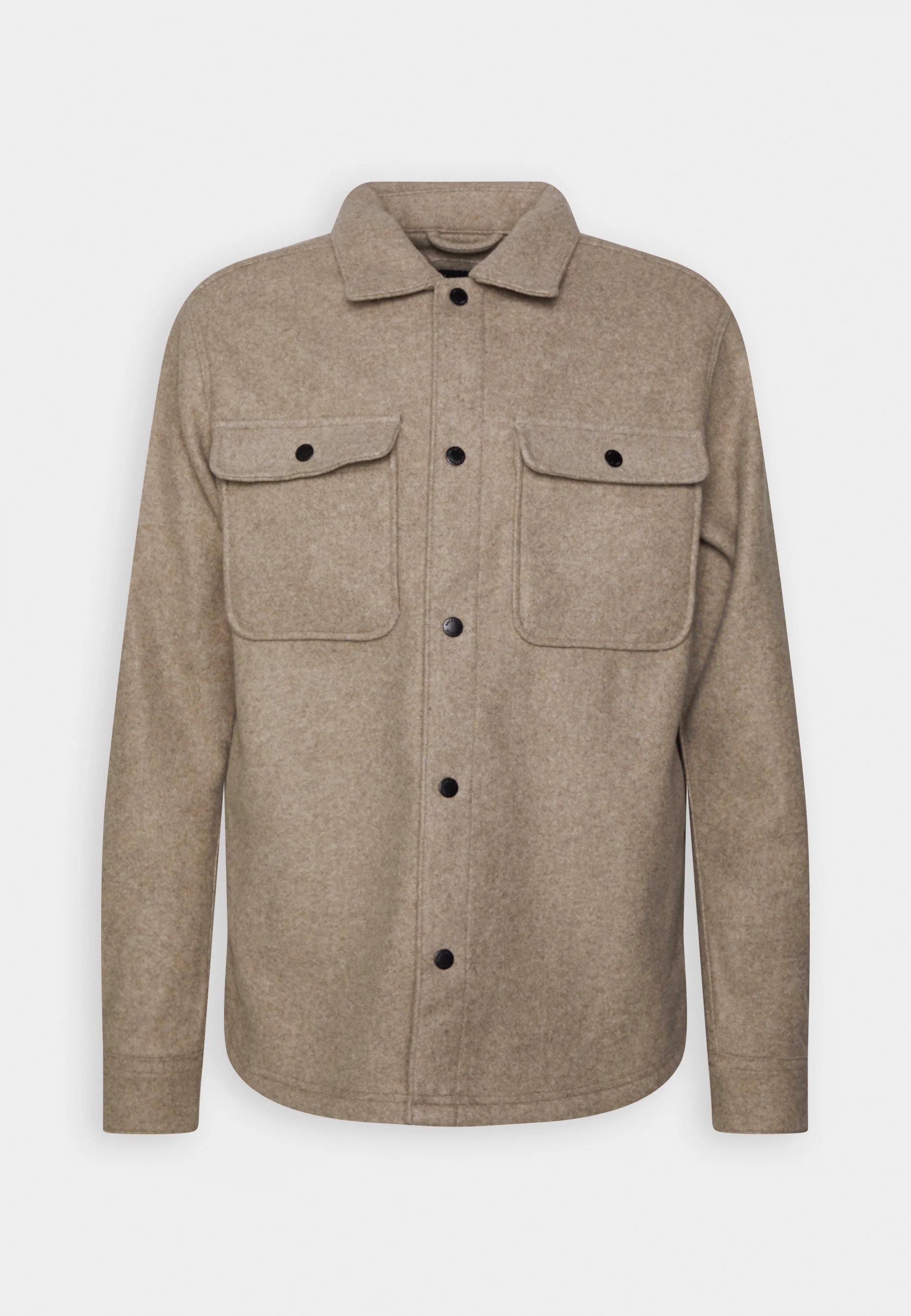 ONLY & SONS - Surchemise laine look oversize, col classique