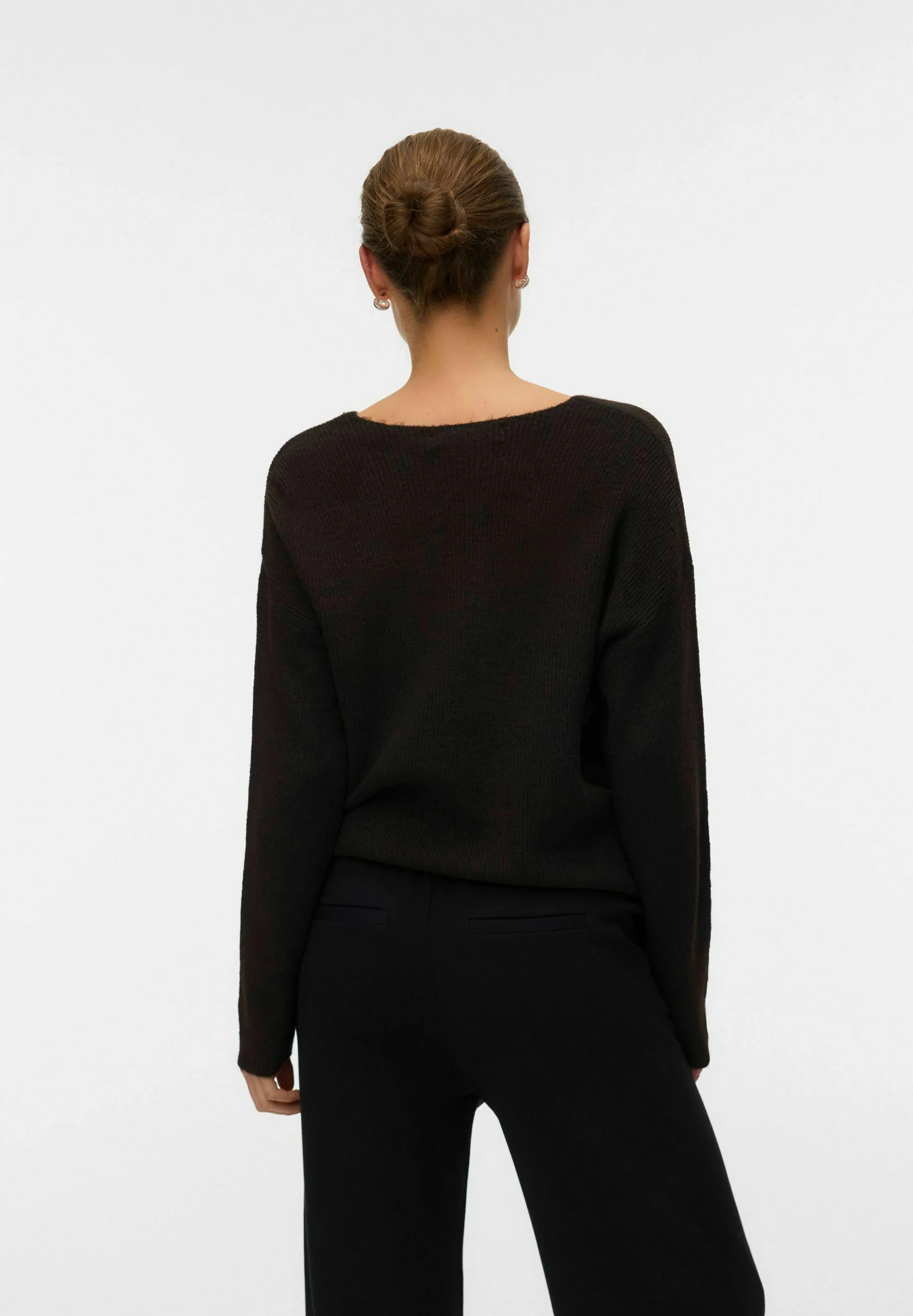 Vero Moda - Chemisier V-Neck VMCREWLEFILE, élégant et cosy