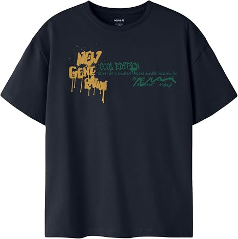 T-shirt NKMNAVEED SS EXP - Jersey doux 100% coton bio | NAME IT