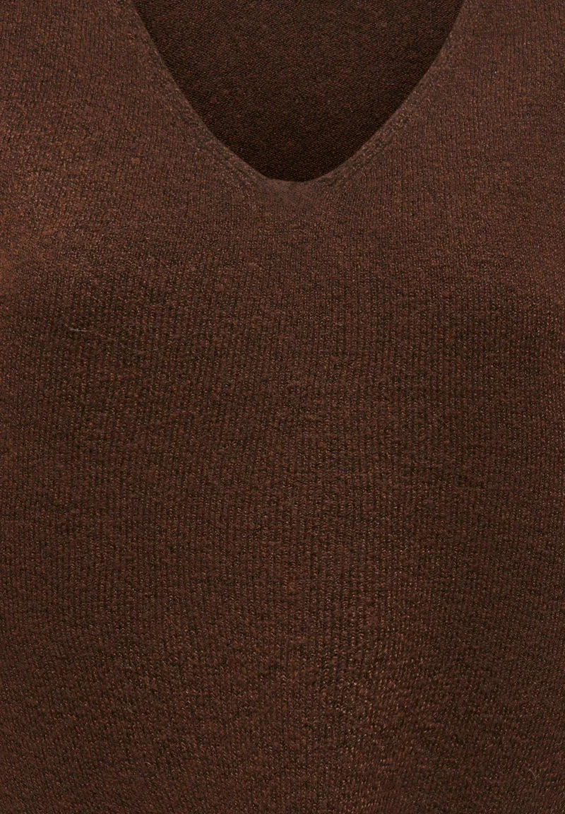 Pull ONLRICA V-Neck ONLY - Épaules tombantes & matière recyclée