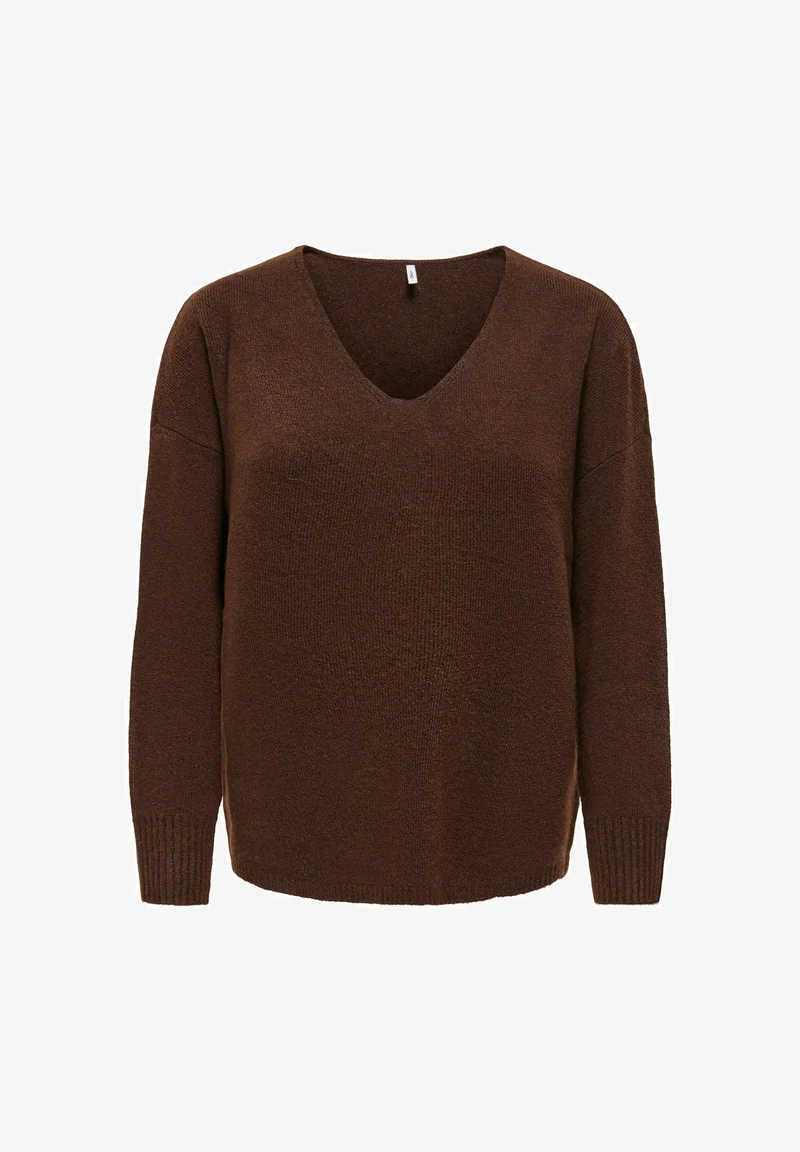 Pull ONLRICA V-Neck ONLY - Épaules tombantes & matière recyclée