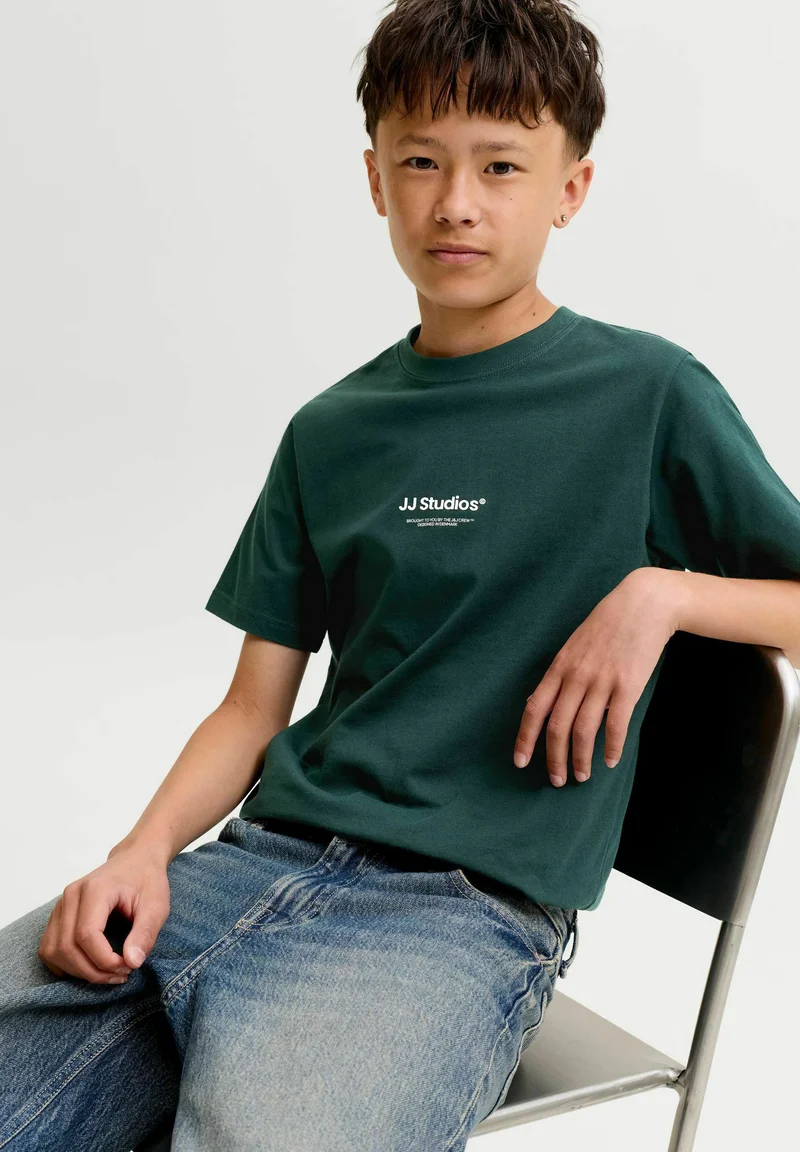JJRUSH TEE SS Crew Neck JNR - T-shirt coton 100% confortable