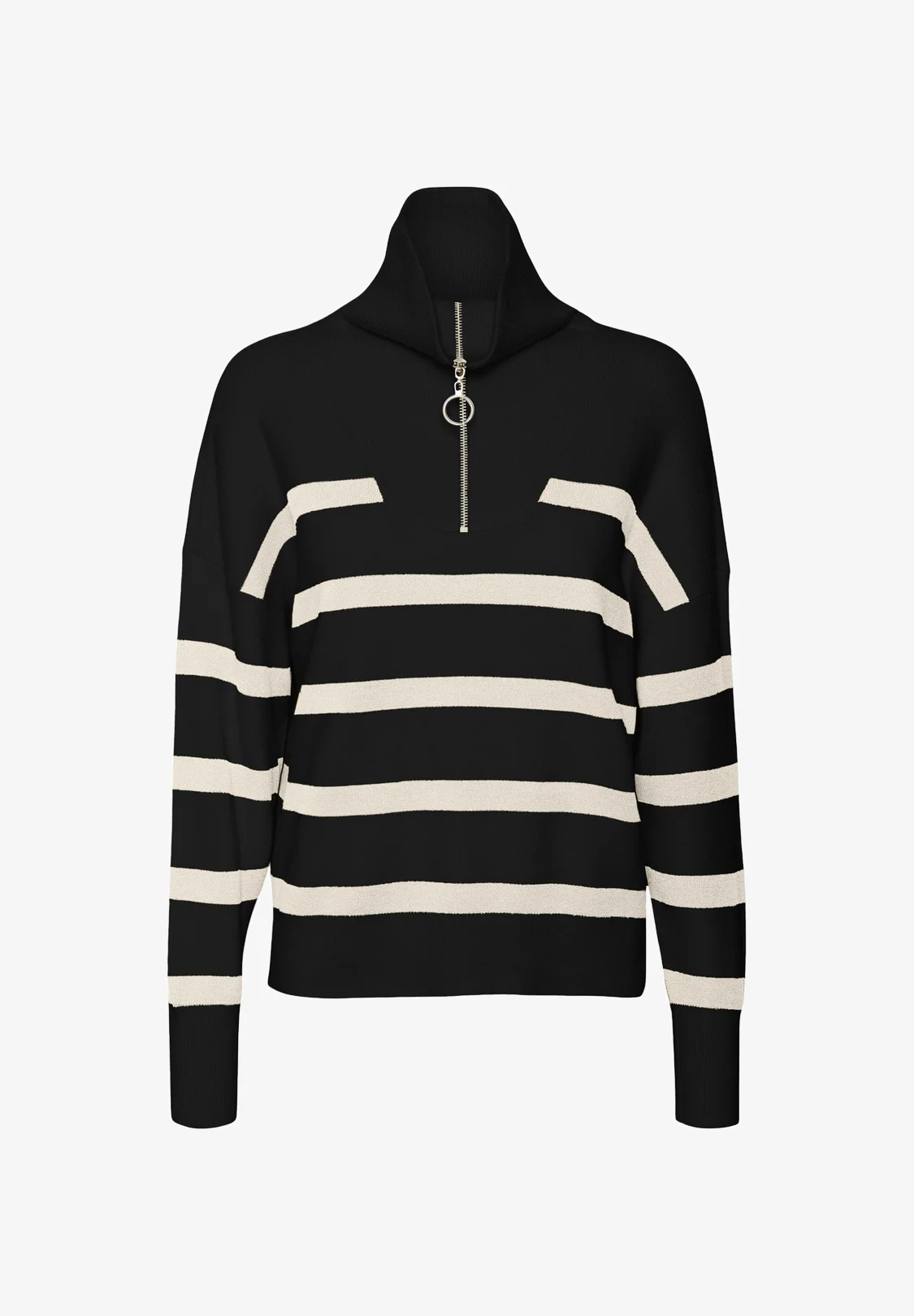 Pull Vero Moda VMSABA Zip Longues Manches - Confort & Style