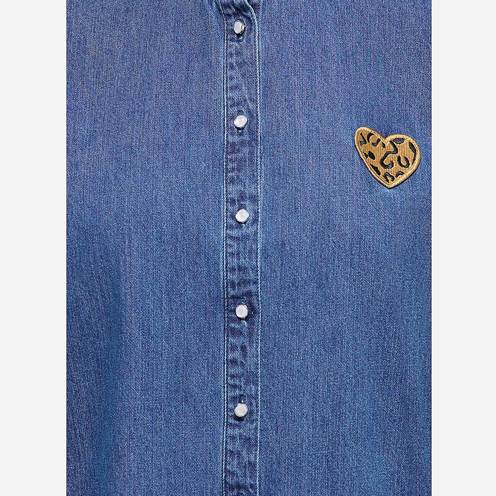 Chemisier ONLY frill : élégance décontractée en jean
