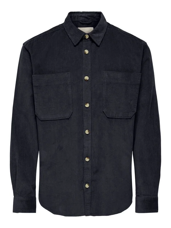 Chemise ONLY & SONS : Décontractée en coton 100% - Coupe relaxed