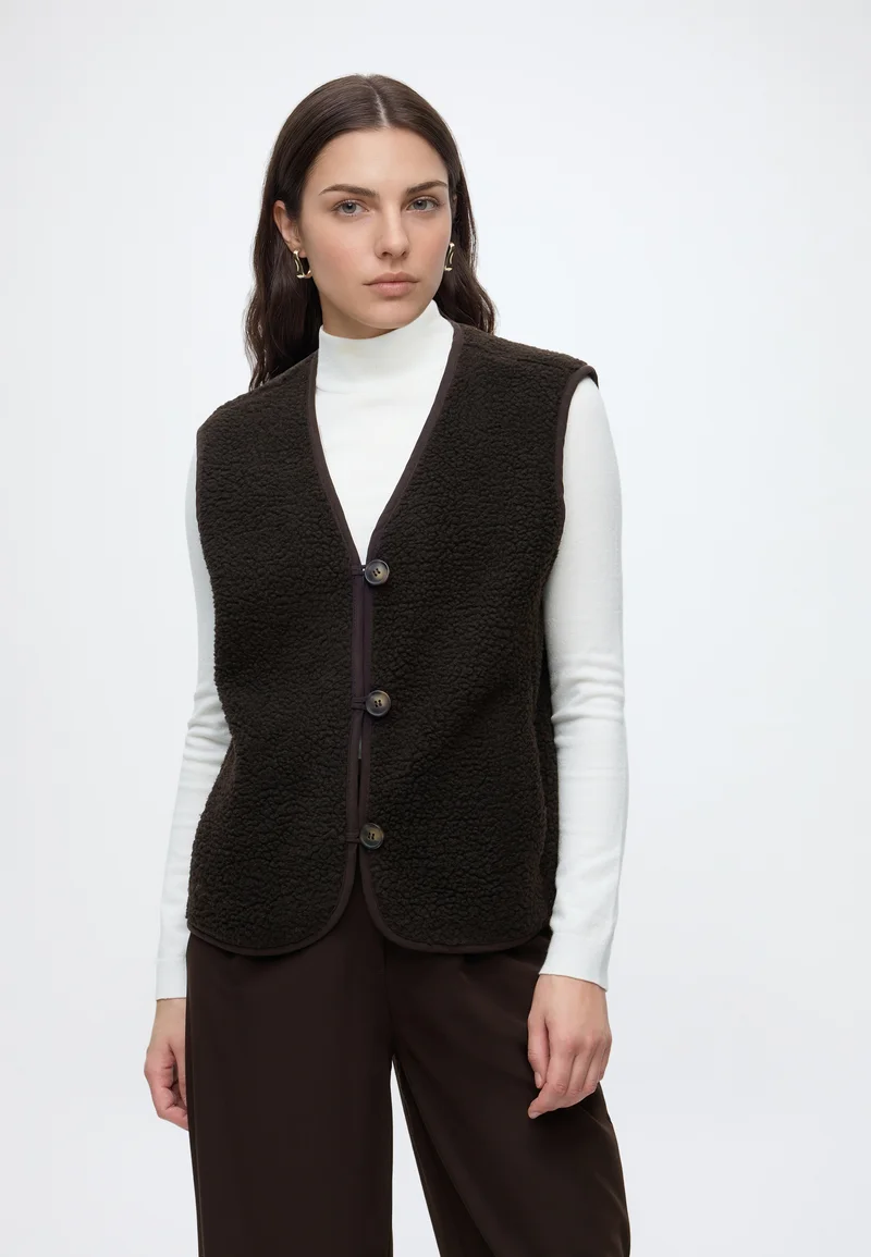 Vest VERO MODA VMNOVAH SL : élégance loose fit pour Automne/Hiver