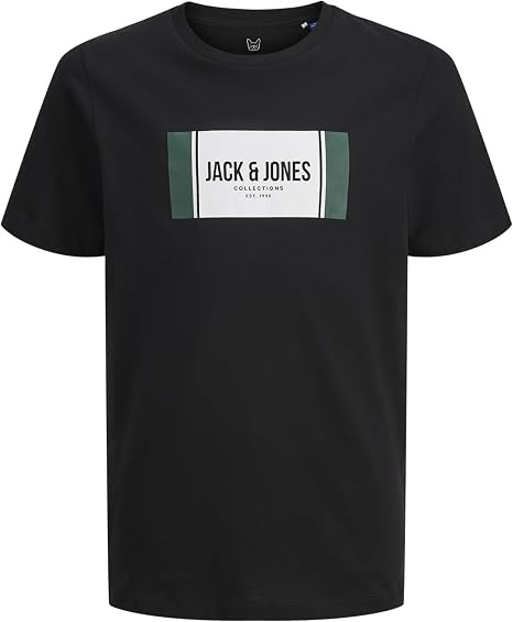 Jack And Jones Junior T-Shirt Manches Courtes Col Rond JJRush Tee SS Crew Neck Garçon