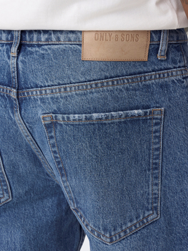 Jean ONLY & SONS ONSEDGE - Coupe EDGE, délavage usé, style intemporel
