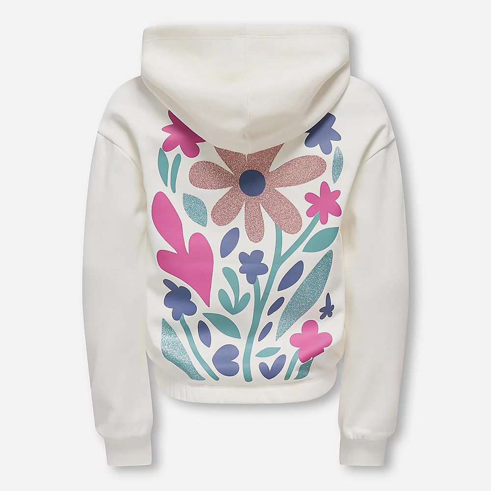 Sweat KIDS ONLY KOGCOOPER - Floral & Confort pour Junior Fille