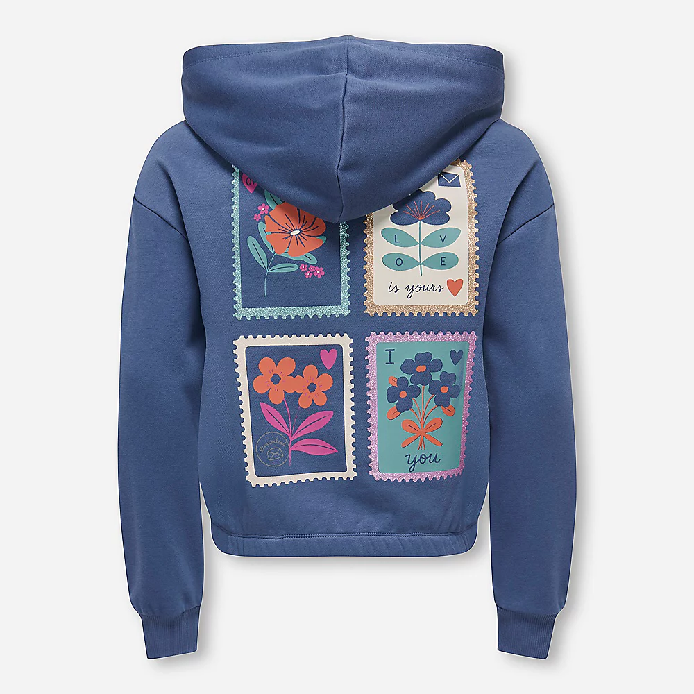 KOGCOOPER Sweat Kids Only - Imprimé floral doux & capuche confort