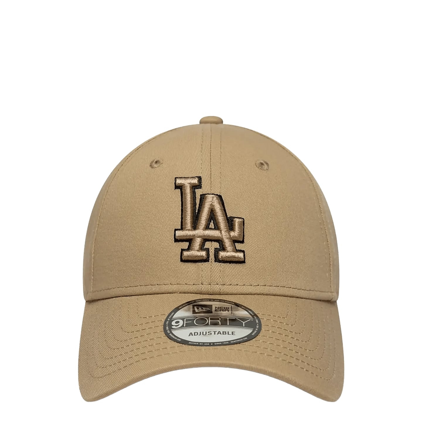 Packshot de la New Era Casquette Ajustable Team Outline 9FORTY Los Angeles Dodgers Visière Courbée U
