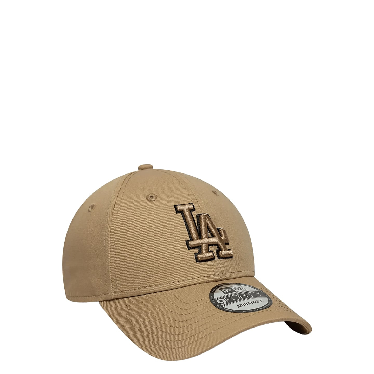 Packshot de la New Era Casquette Ajustable Team Outline 9FORTY Los Angeles Dodgers Visière Courbée U