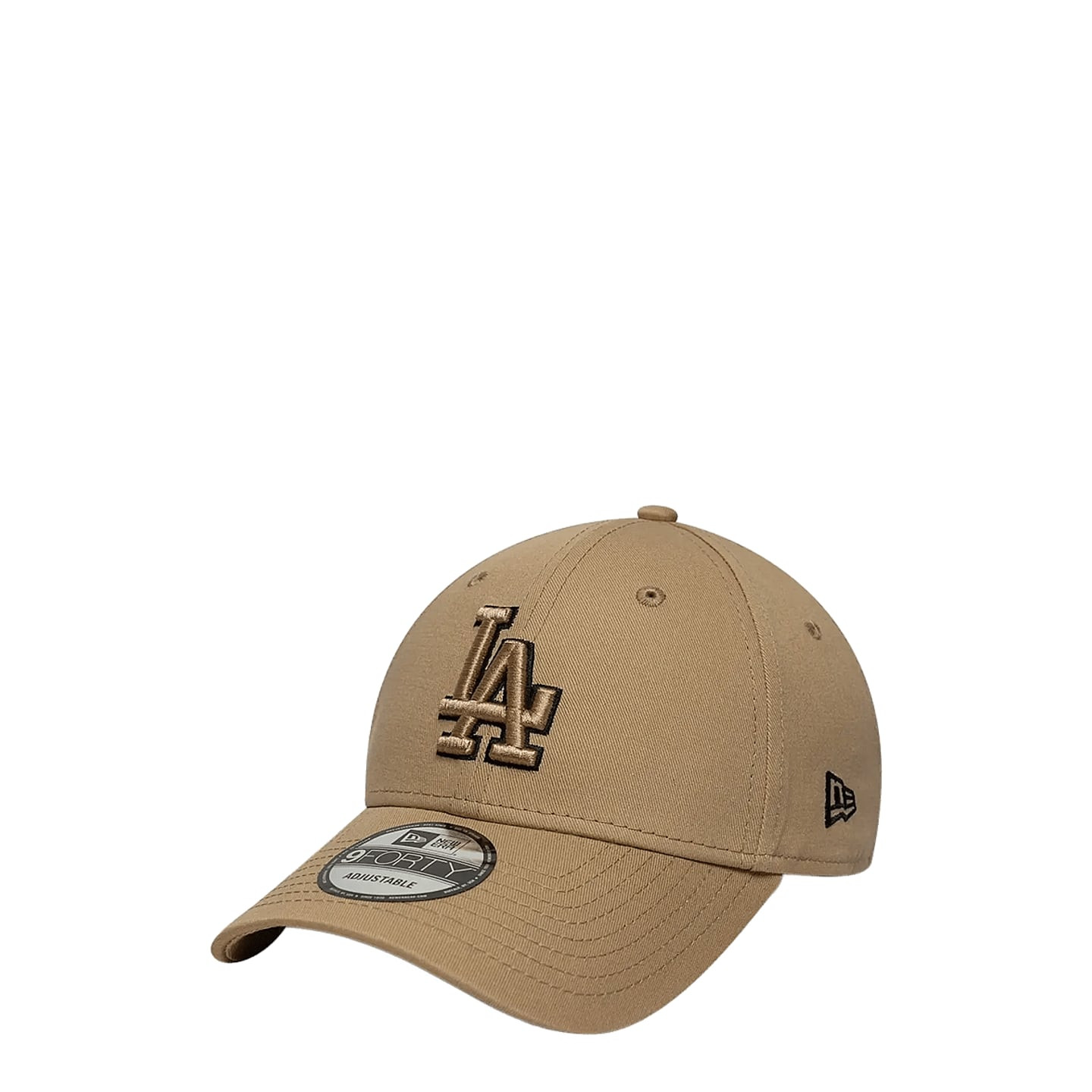 Casquette New Era Team Outline 9FORTY Los Angeles Dodgers visière courbée ajustable unisexe, vue pac