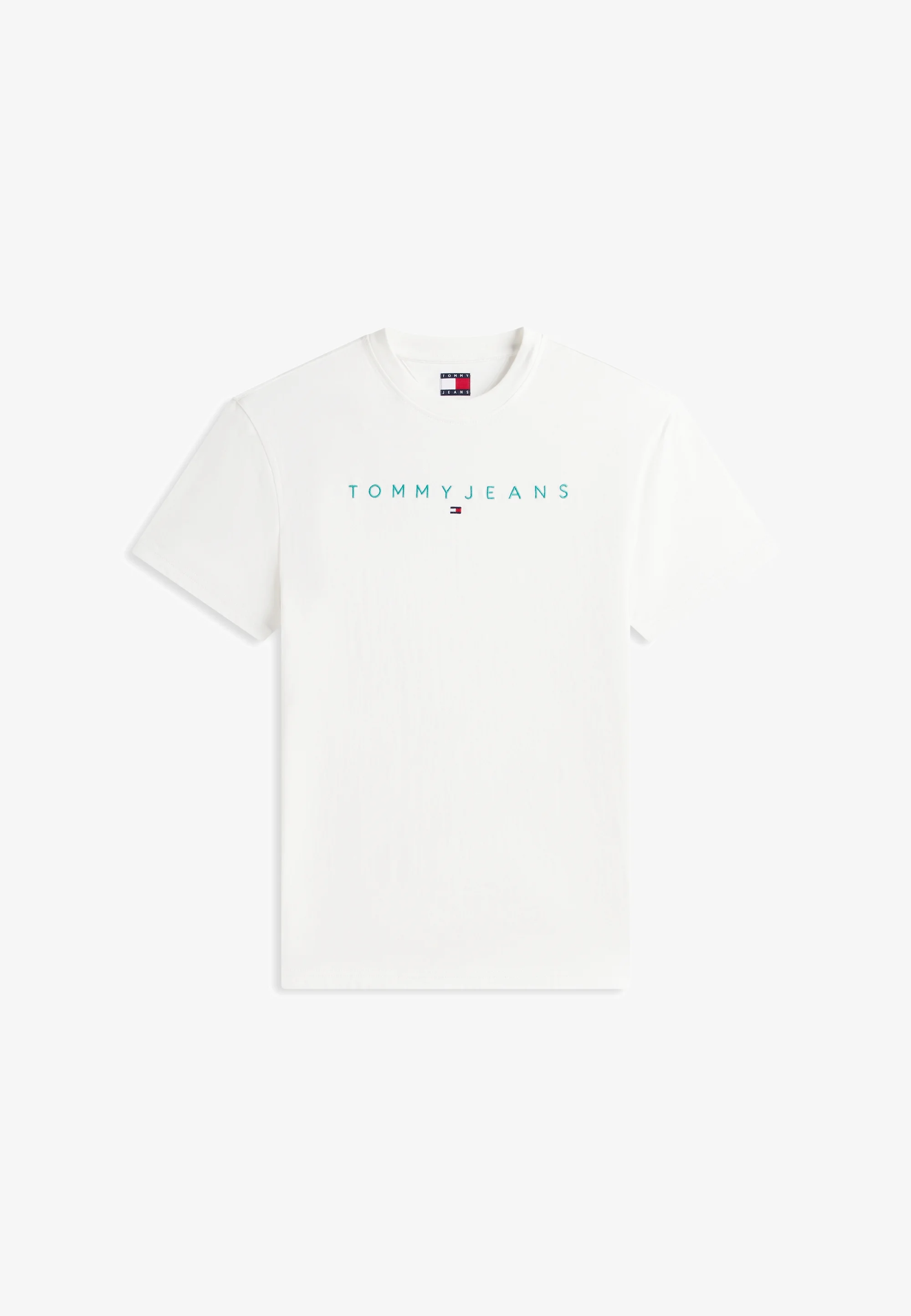 TJM REG LINEAR LOGO - T-shirt Tommy Jeans en coton recyclé