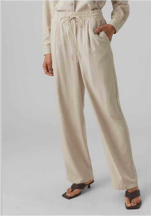 Pantalon Vero Moda VMJESMILO : Confort élégant & coupe large