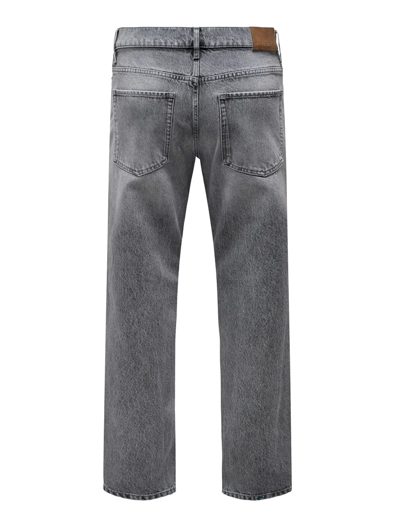 ONLY & SONS Jeans ONSEDGE Straight - Coupe EDGE, Coton Décontracté