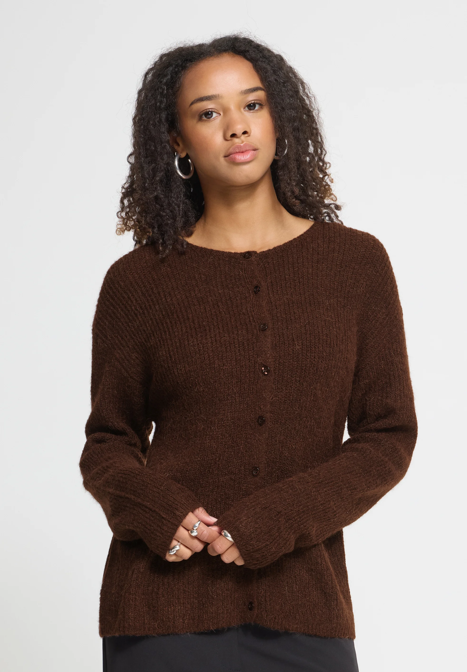 Cardigan ICHI IHKAMARA CA13 : Douceur et élégance en tricot fin