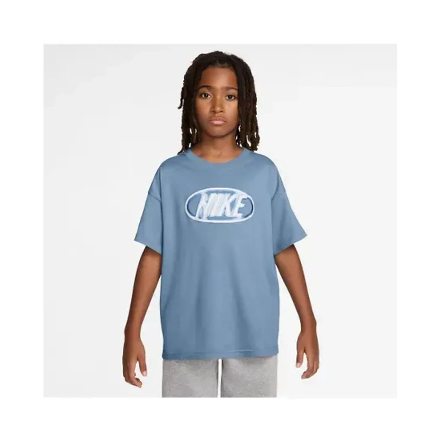 Nike T-Shirt Sportswear Enfant Max90 Club Xpress Coton Coupe Décontractée